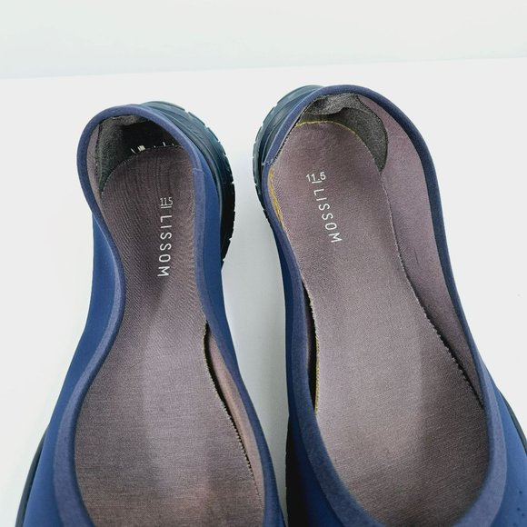 LISSOM Flytes 11.5 Ballet Flats Navy Slip On Comfort Lightweight Stretchy Casual - Picture 2 of 15